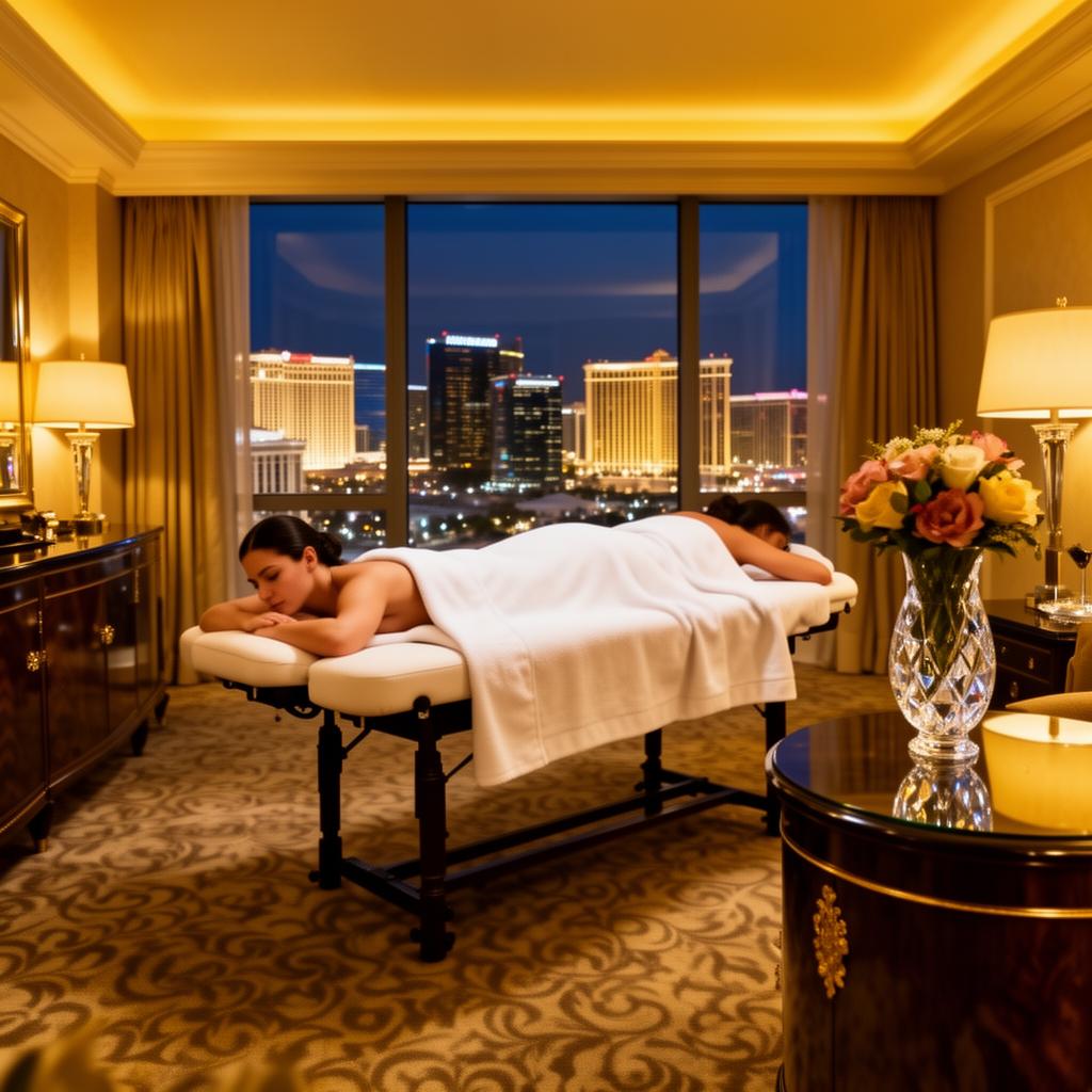 In-Room Massage Las Vegas in Las Vegas hotel room