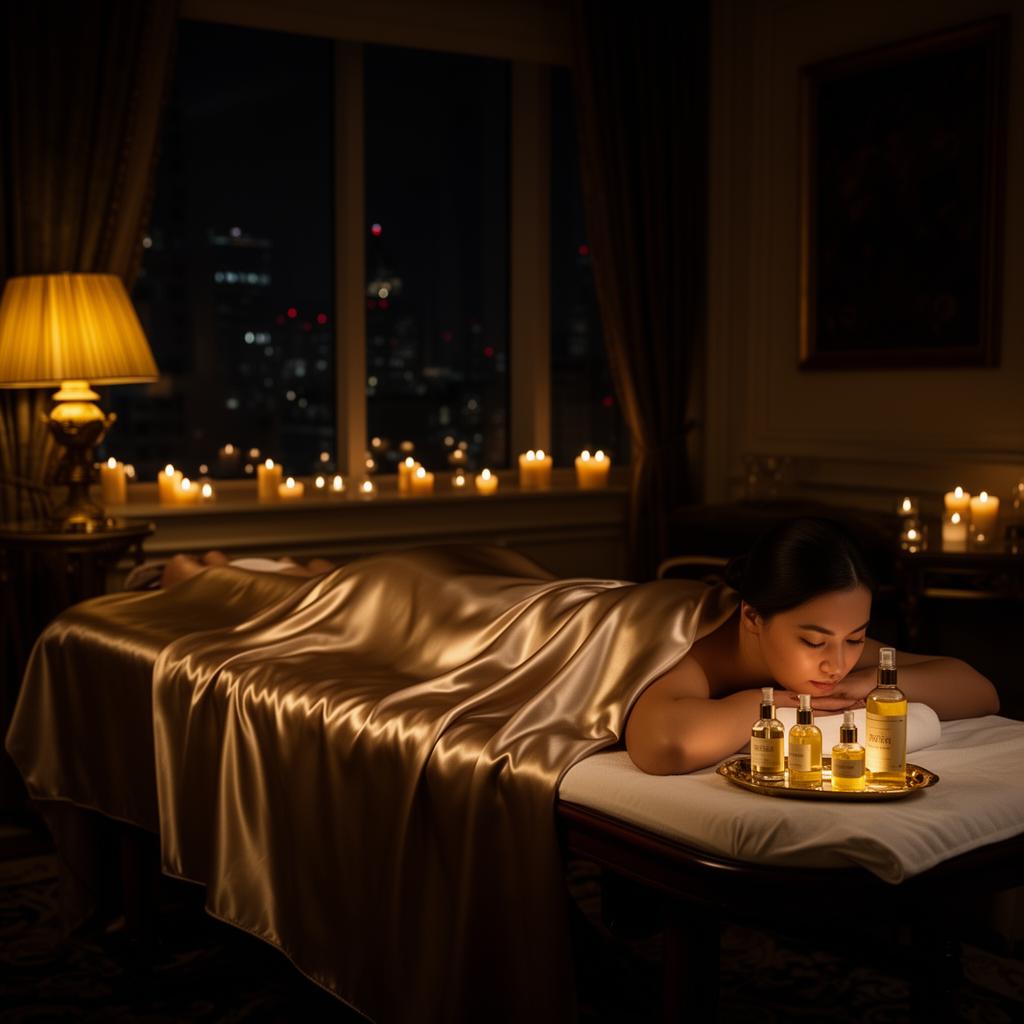 Late Night Massage Las Vegas in Las Vegas hotel room