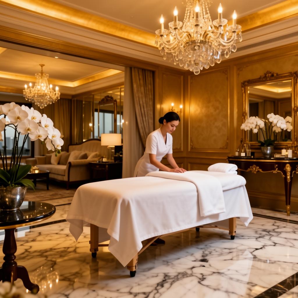 Professional Massage Las Vegas in Las Vegas hotel room